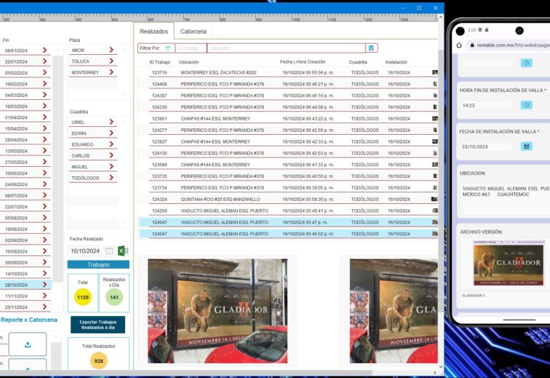 Claris FileMaker - Pegado de Vallas